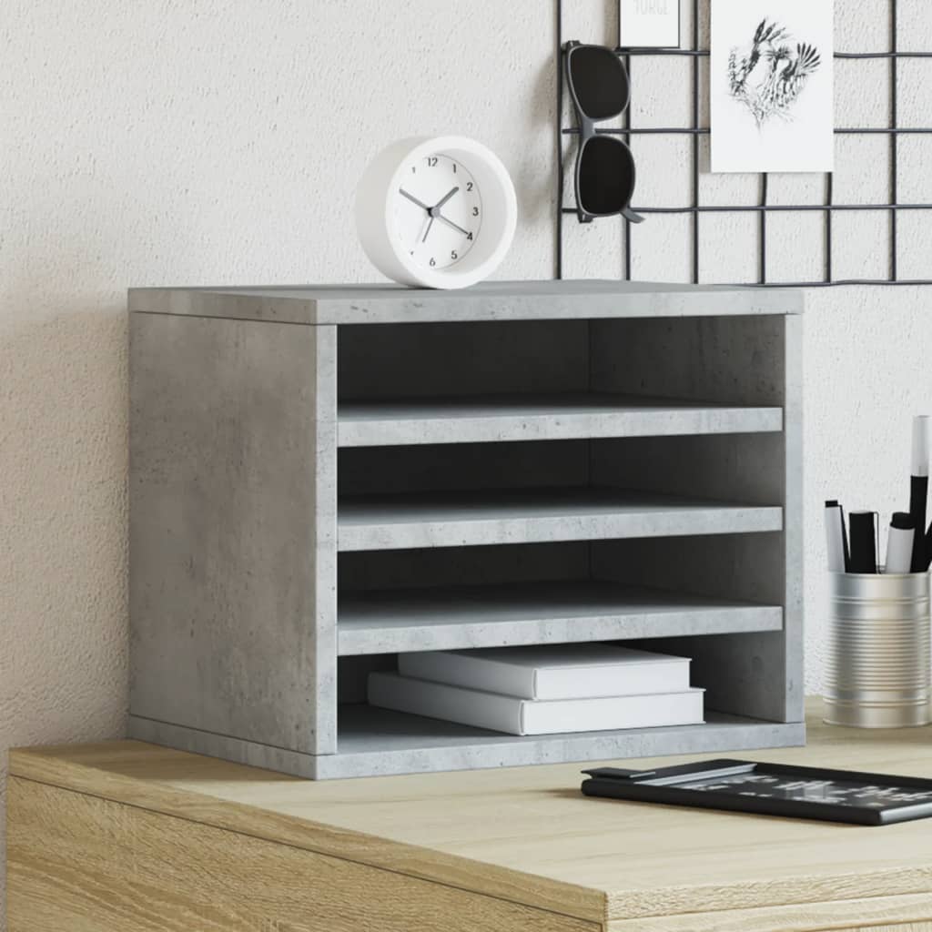 Desk Organizer 36x26x29.5 cm Wood-based material   Desk Organizer Sonoma Oak