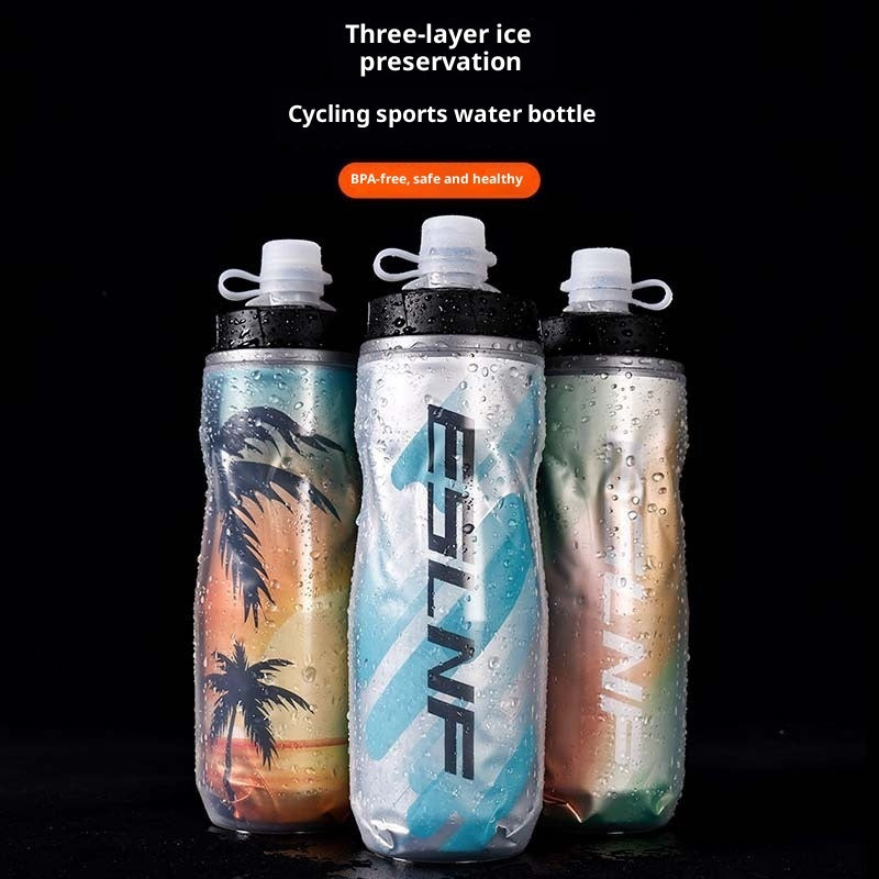 Insulated Road Bike Portable Large Capacity Insulated Water Bottle