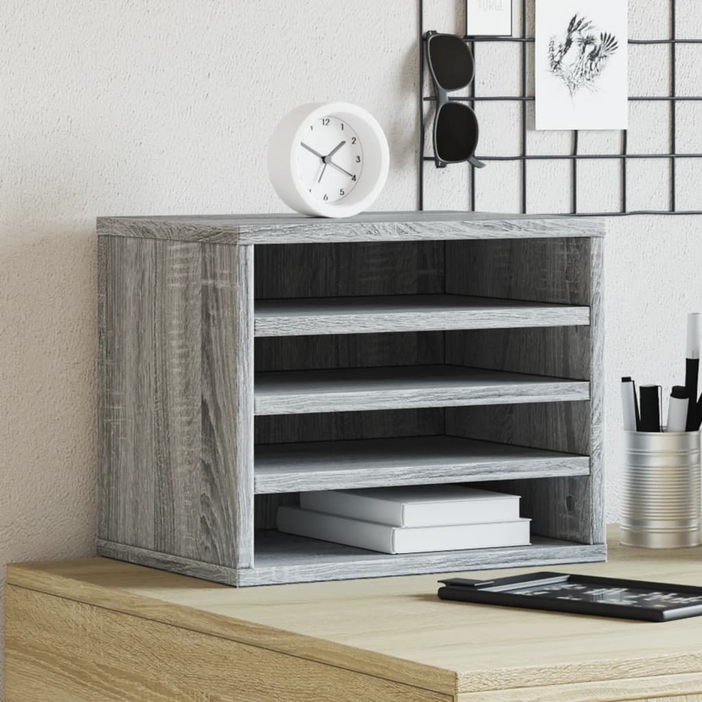 Desk Organizer 36x26x29.5 cm Wood-based material   Desk Organizer Sonoma Oak