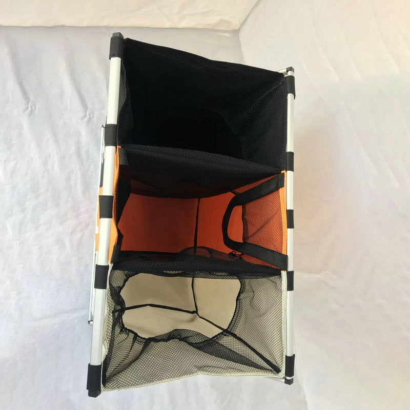 Three-compartment Oxford Cloth Three-color Dirty Laundry Basket