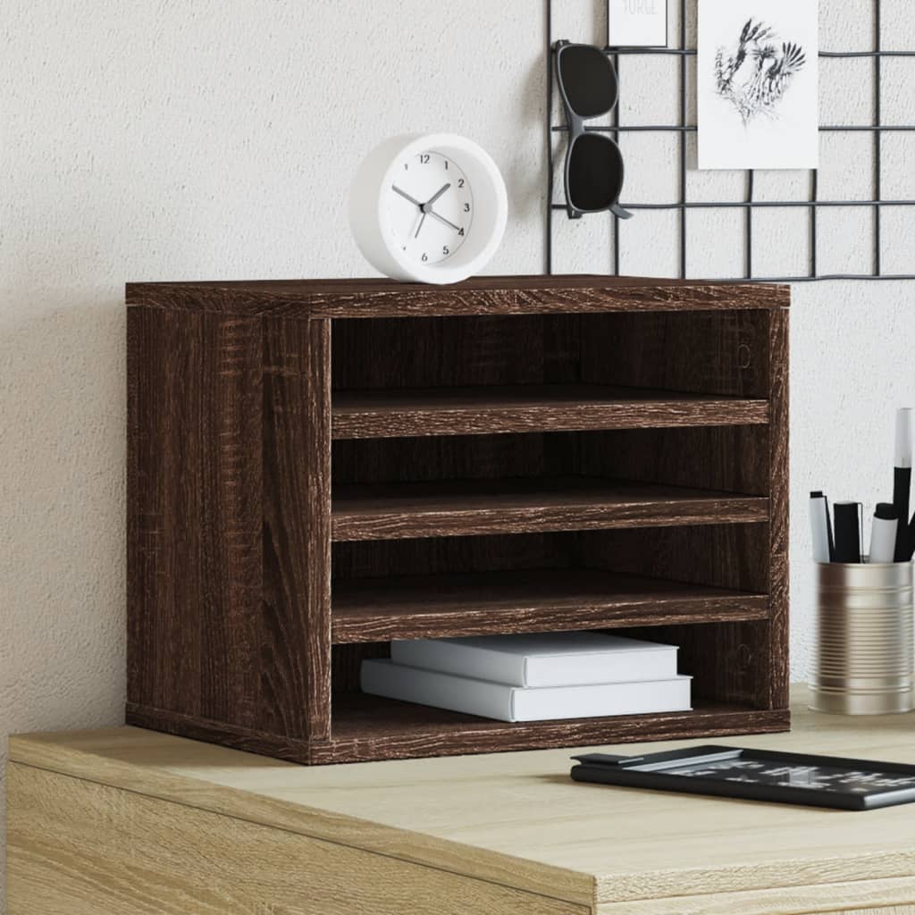 Desk Organizer 36x26x29.5 cm Wood-based material   Desk Organizer Sonoma Oak